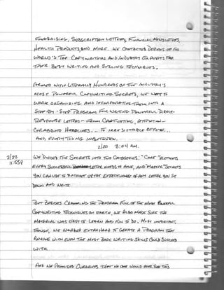 Handwritten: Can You Write A Letter Like This One