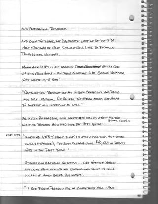 Handwritten: Can You Write A Letter Like This One