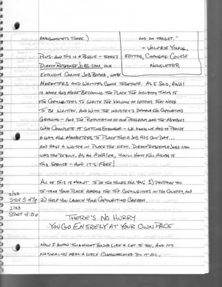 Handwritten: Can You Write A Letter Like This One