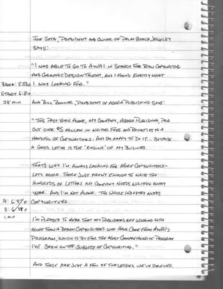 Handwritten: Can You Write A Letter Like This One