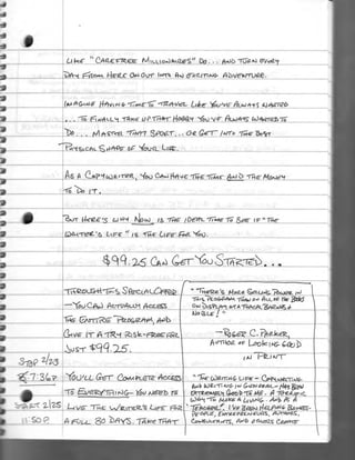 Handwritten: Can You Write A Letter Like This One