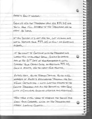 Handwritten: Can You Write A Letter Like This One