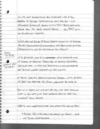 Handwritten: Can You Write A Letter Like This One