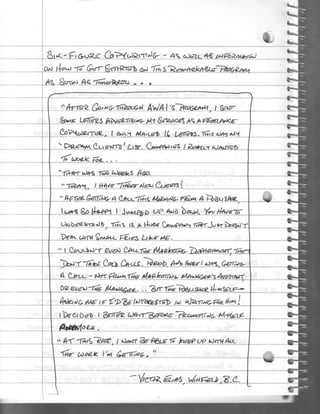 Handwritten: Can You Write A Letter Like This One