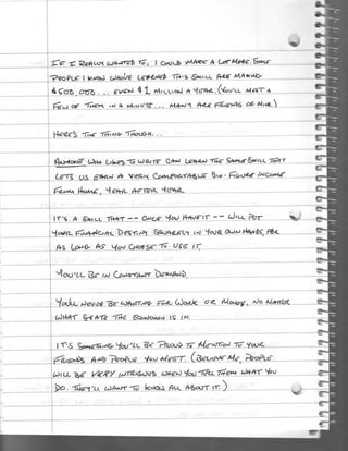 Handwritten: Can You Write A Letter Like This One