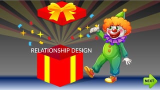RELATIONSHIP DESIGN
 