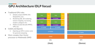 Traditional Gpu Computer Architecture and Organization | PPTX