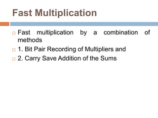 CAO-Unit-I.pptx