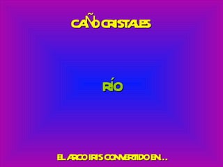 RíO EL ARCO IRIS CONVERTIDO EN… CAÑO CRISTALES 