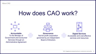 Cao Example CAO Deck | PPTX