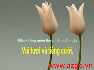 Điều không quên thực hiện mỗi ngày
 