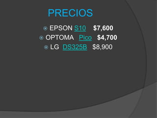 Ventajas: excelente reproducción de color, gran nivel de contraste, poco peso, muy buena vida de la lámpara, sus precios empiezan a ser competitivos. Los sistemas con tres chips DMD pueden crear el triple de colores y no sufren el problema del arco iris. Inconvenientes: la versión de un solo chip DMD tiene un problema visible, conocido como efecto arco iris, que hace que algunas personas perciban un arco iris al mover sus ojos por la pantalla. 