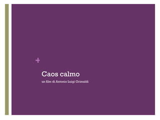 Caos calmo ,[object Object]