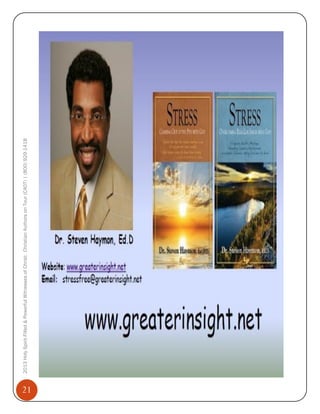 21

2013 Holy Spirit-Filled & Powerful Witnesses of Christ: Christian Authors on Tour (CAOT) | (800) 929-1418

 