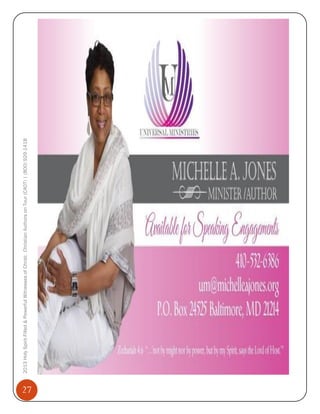 27

2013 Holy Spirit-Filled & Powerful Witnesses of Christ: Christian Authors on Tour (CAOT) | (800) 929-1418

 