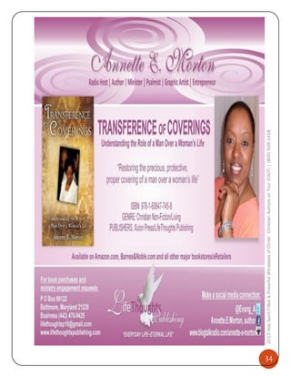 34

2013 Holy Spirit-Filled & Powerful Witnesses of Christ: Christian Authors on Tour (CAOT) | (800) 929-1418

 