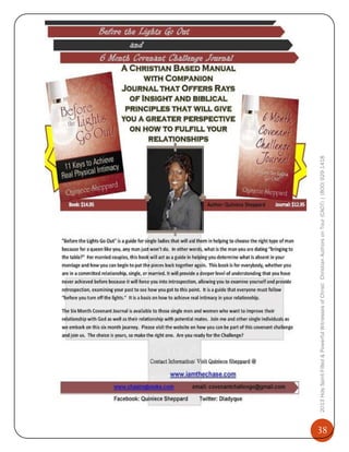 38

2013 Holy Spirit-Filled & Powerful Witnesses of Christ: Christian Authors on Tour (CAOT) | (800) 929-1418

 