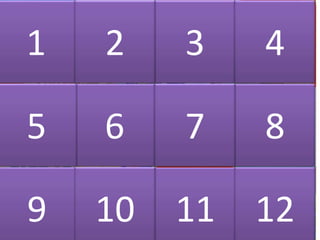 1

2

3

4

5

6

7

8

9

10

11

12

 