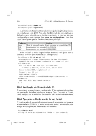 Cap.11  configura-ço de switches