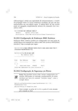 Cap.11  configura-ço de switches