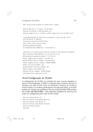 Cap.11  configura-ço de switches