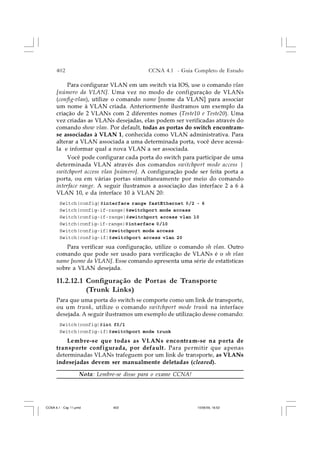 Cap.11  configura-ço de switches