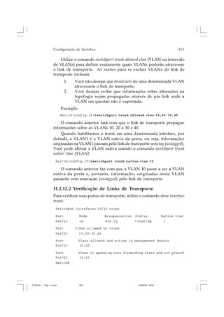 Cap.11  configura-ço de switches