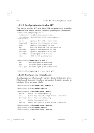 Cap.11  configura-ço de switches