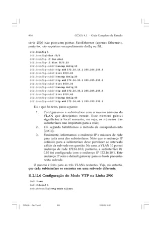Cap.11  configura-ço de switches