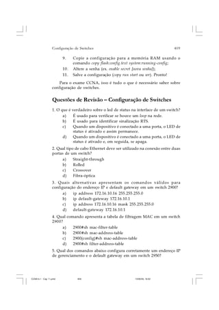 Cap.11  configura-ço de switches