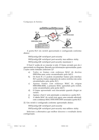 Cap.11  configura-ço de switches