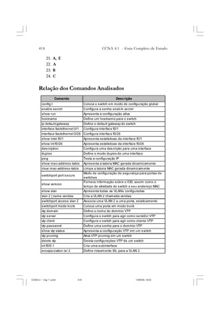 Cap.11  configura-ço de switches
