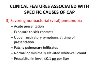 Community Acquired Pneumonia