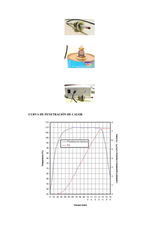 CURVA DE PENETRACIÓN DE CALOR
 