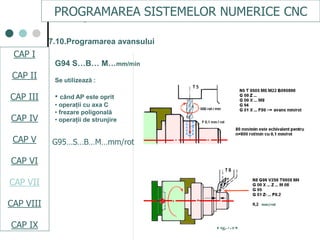 Programare Cnc Cap.vii programare cnc | PDF