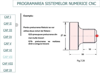 Programare Cnc Cap.vii programare cnc | PDF