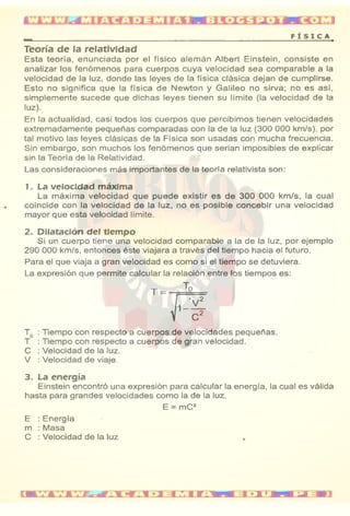 ELEMENTOS DE FÍSICA MODERNA