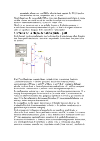 Amplificador Push - Pull | PDF