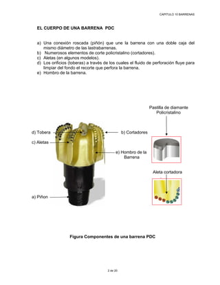 Cap. 10 barrenas | PDF