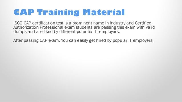 CAP Testking