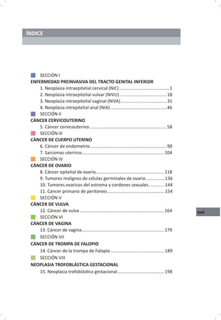 Oncología Ginecológica, Capitulo 1