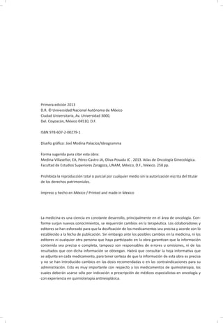 Oncología Ginecológica, Capitulo 1