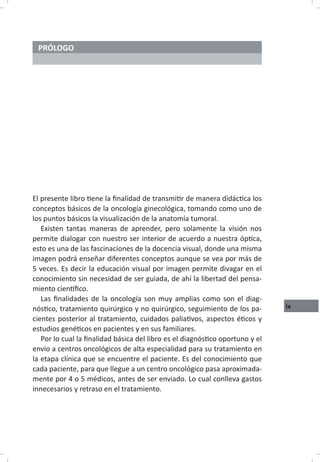 Oncología Ginecológica, Capitulo 1