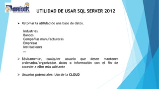Comprehensive Overview of Microsoft SQL Server 2012 Features and ...