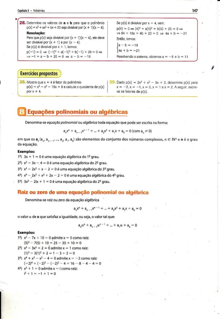 Cap 5 Polinomios