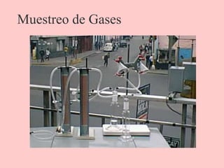 Muestreo de Gases
 