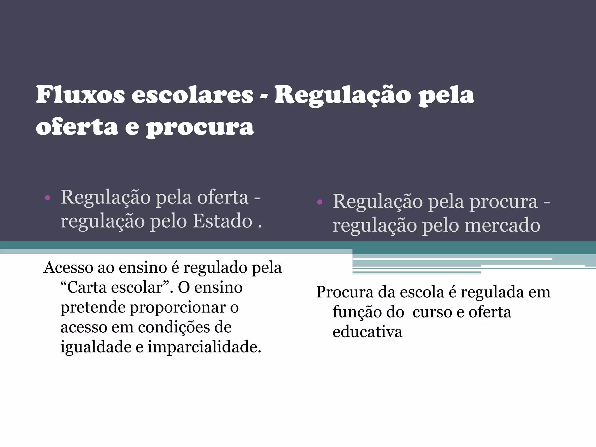 Interdependência entre escolas
