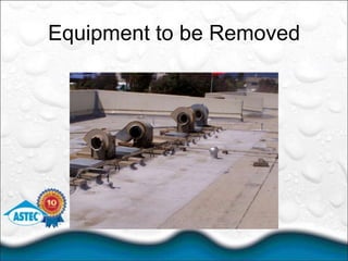 Equipment to be Removed