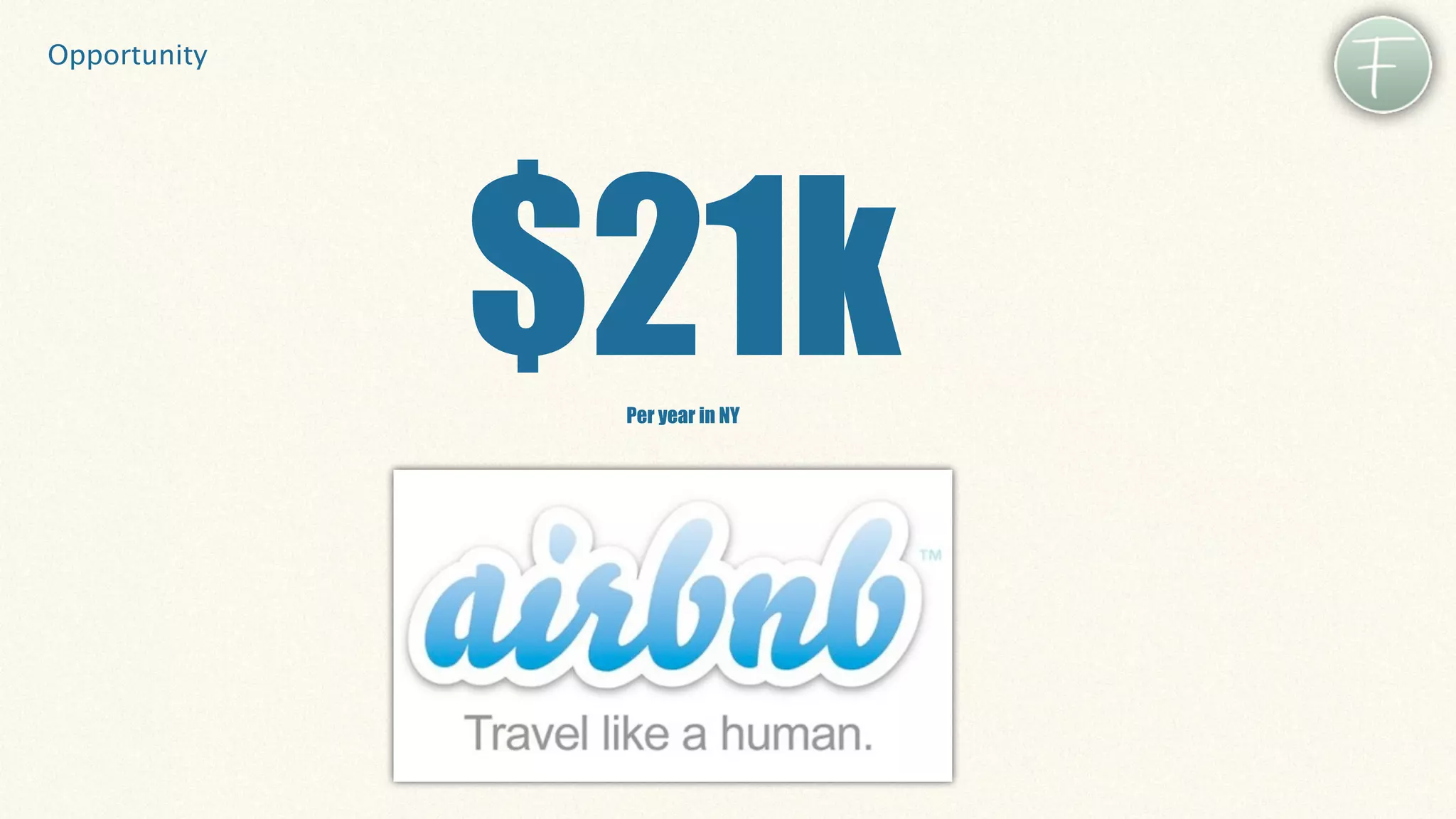 Opportunity




              $21k
               Per year in NY
 