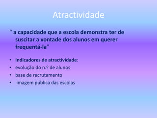 Regulação interna das escolas